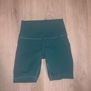 lululemon Align™ High-Rise Short 6". Biker short size 6 color Desert Teal,